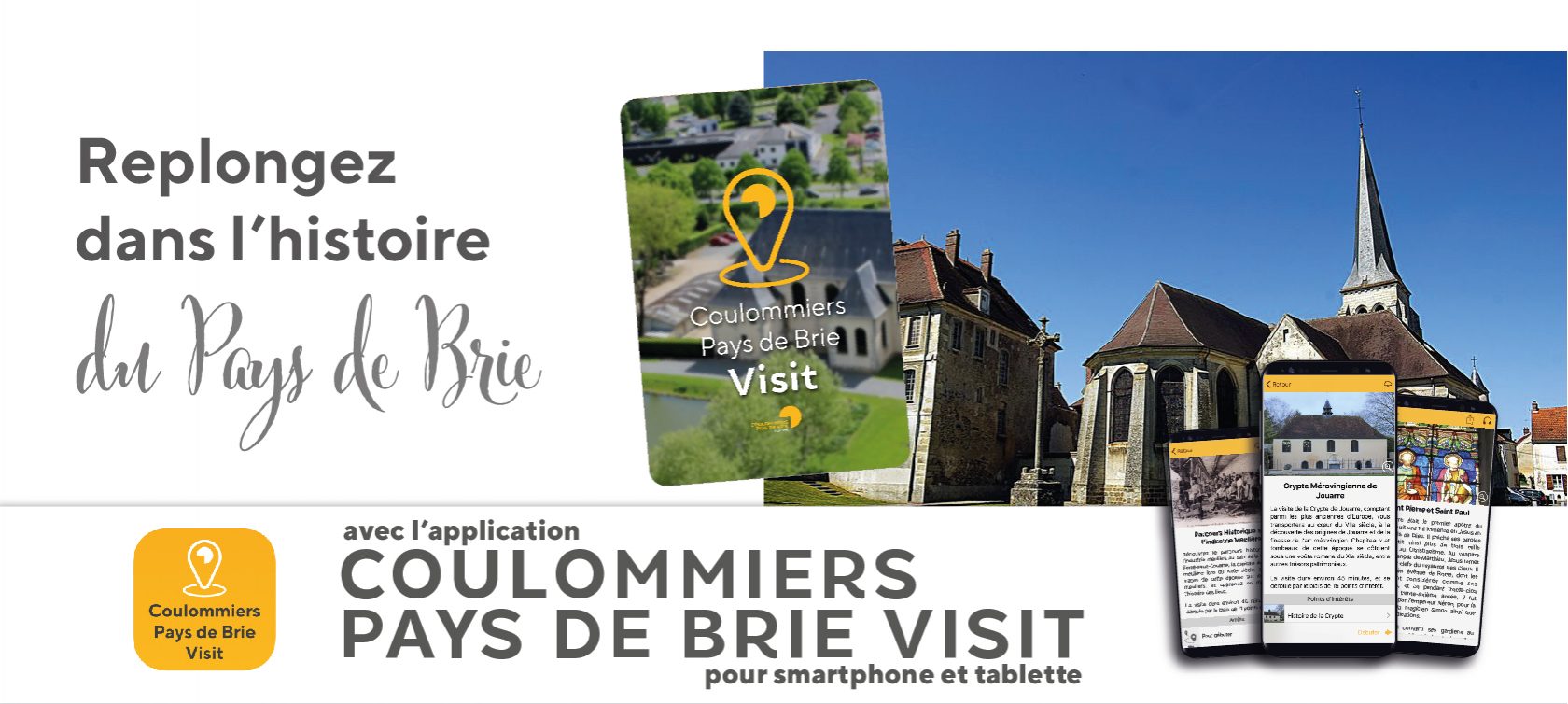 L'application Coulommiers Pays de Brie Visit'