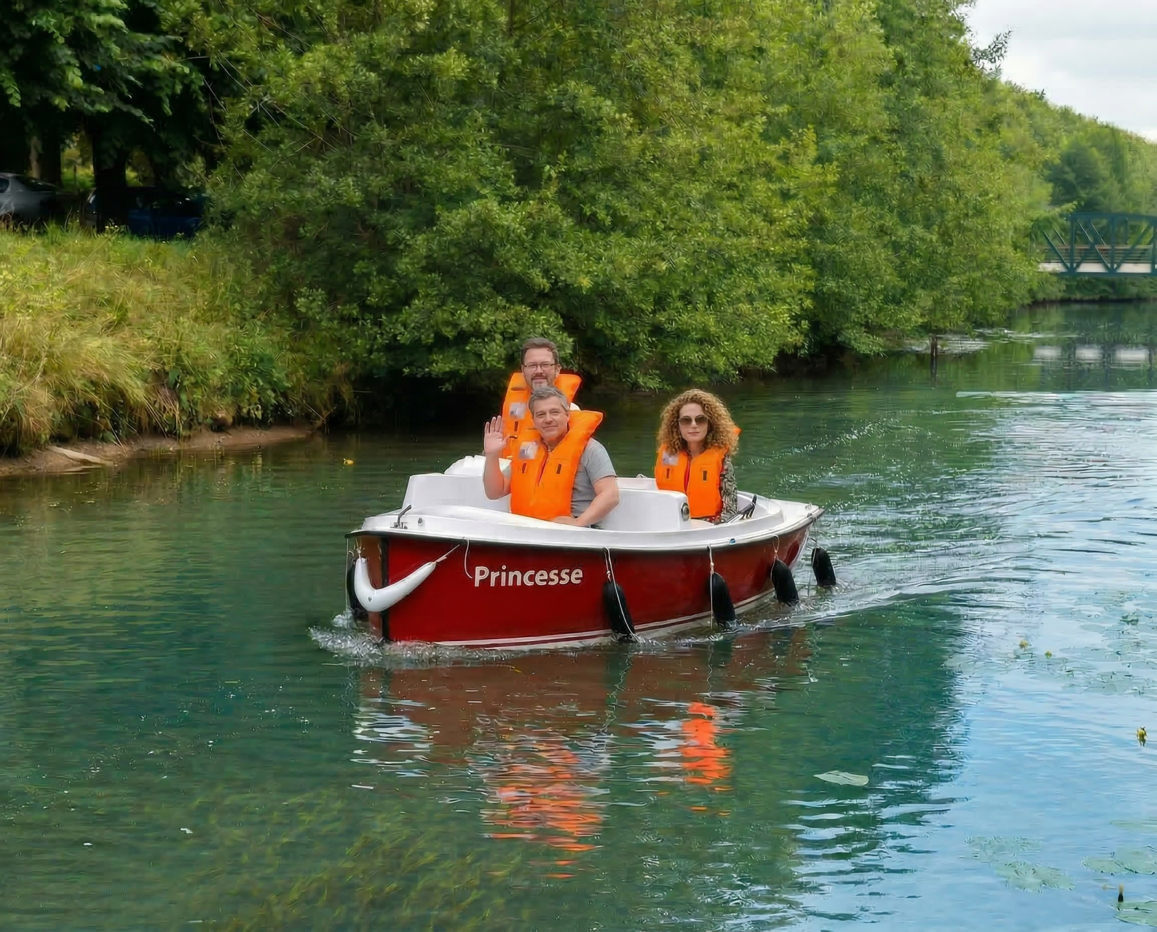 Bateau électrique Mouss' au Parc nautique des Capucins