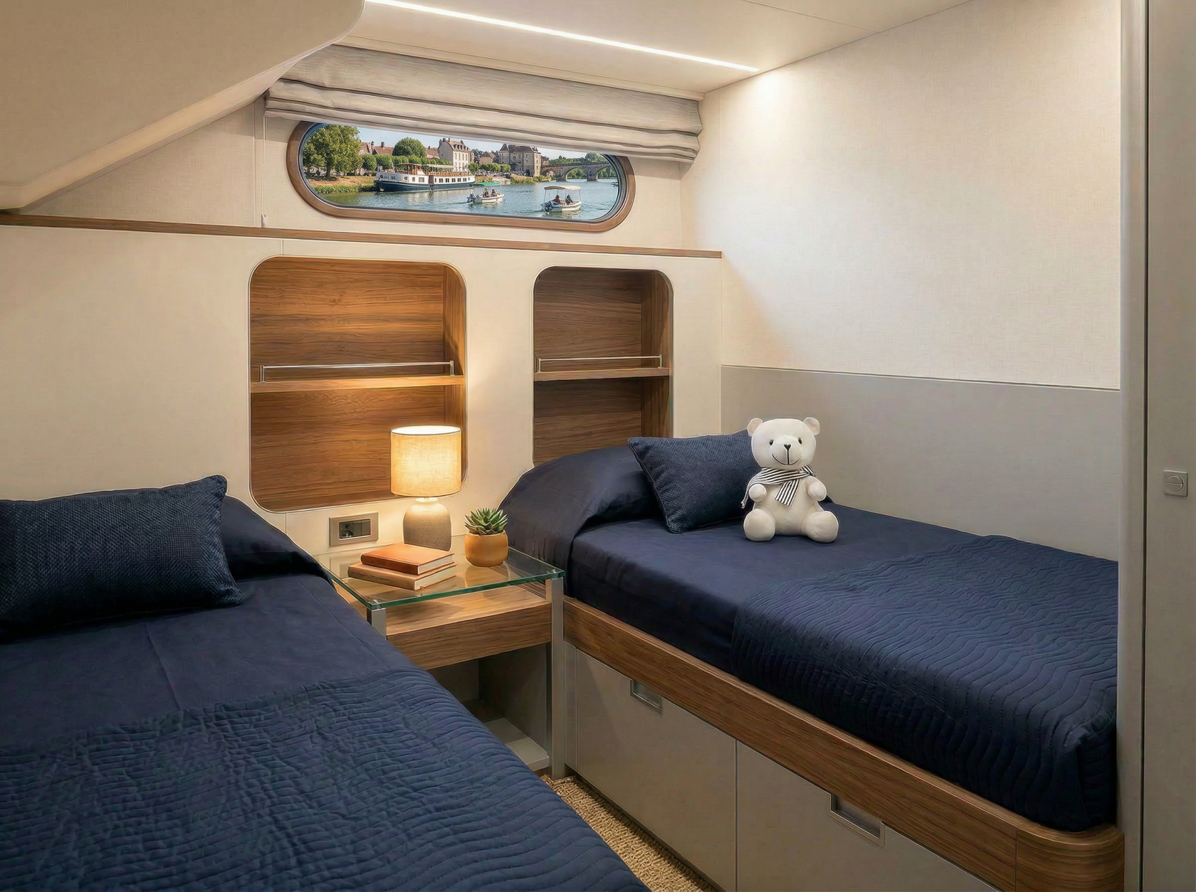 Cabine confortable du Sterne