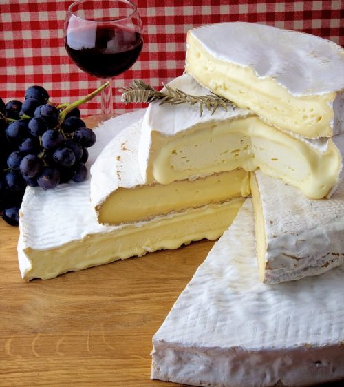 fromage, brie, assiette, repas