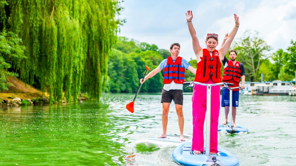 Paddle à pédales